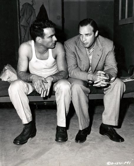 Montgomery Clift and Marlon Brando