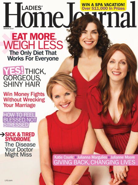 Julianna Margulies, Julianne Moore, Katie Couric, Ladies' Home Journal