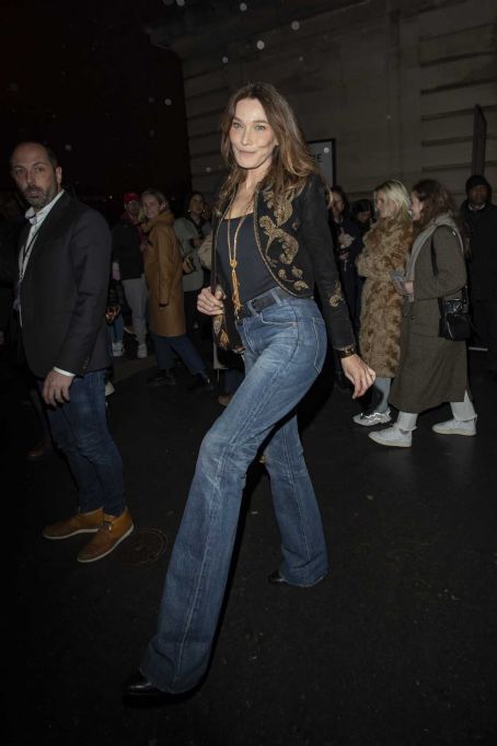 Carla Bruni – Attends the Celine Show in Paris