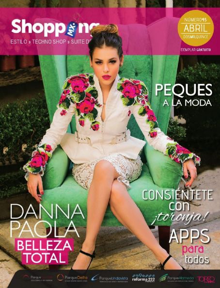 Danna Paola, Shopping Magazine Magazine April 2015 Cover Photo - Mexico