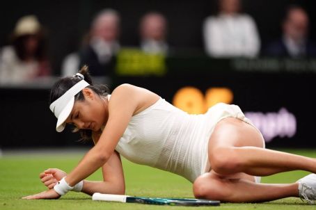 Emma Raducanu – Match against Maria Sakkari at Wimbledon 2024 – London