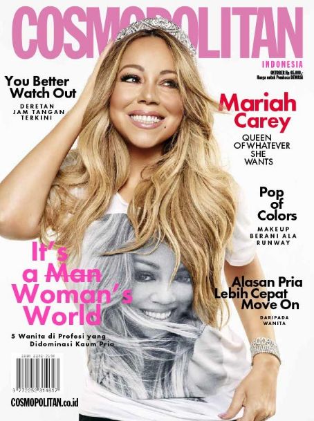 Mariah Carey, Cosmopolitan Magazine October 2019 Cover Photo - Indonesia