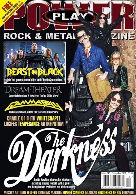 The Darkness - Power Play Magazine Cover [United Kingdom] (November 2021)