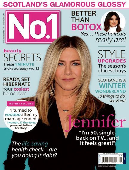Jennifer Aniston - No.1 Magazine Cover [United Kingdom] (19 September 2019)