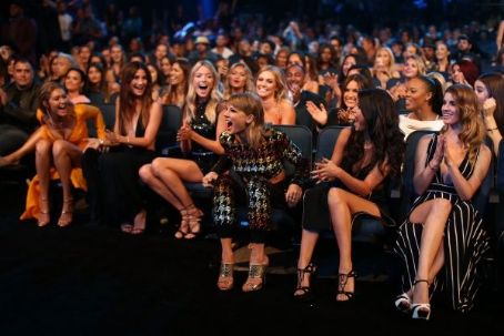 Selena Gomez in the audience at the 2015 MTV Video Music Awards at Microsoft Theater on August 30, 2015 in Los Angeles, California