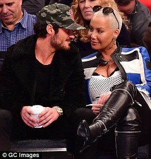 Amber Rose and Val Chmerkovksiy at The Knicks Game at Madison Square Garden in New York City - January 16, 2017  - December 9, 2016