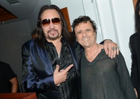 Ace Frehley and Jay Messina attend the Ace Frehley listening party for ...