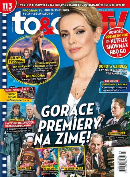 Dorota Gardias To And Owo Magazine 19 January 2019 Cover Photo Poland