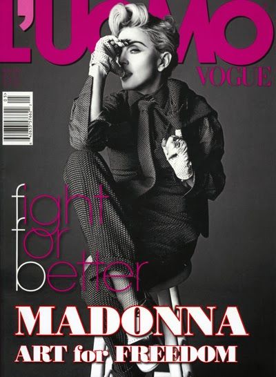 Madonna, L'Uomo Vogue Magazine May 2014 Cover Photo - Italy