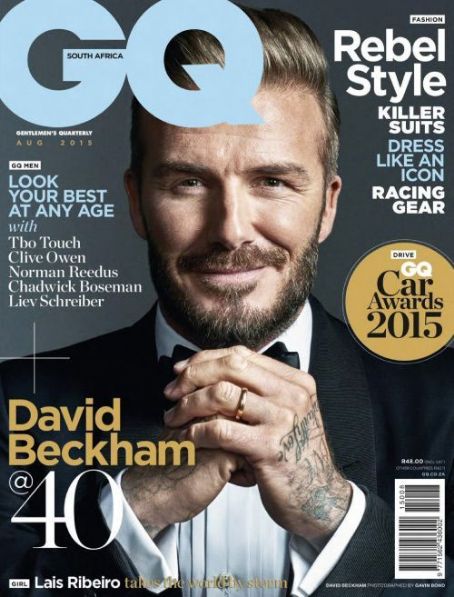 David Beckham, GQ Magazine August 2015 Cover Photo - South Africa