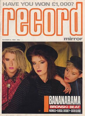 Siobhan Fahey, Bananarama, Keren Woodward, Sara Dallin, Record Mirror ...