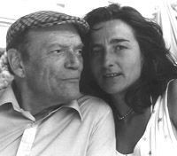 Eddie Constantine and Maya Faber-Jansen