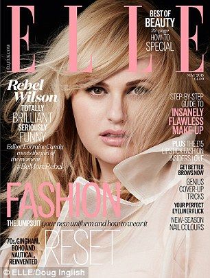 Rebel Wilson - Elle Magazine Pictorial [United Kingdom] (May 2015)