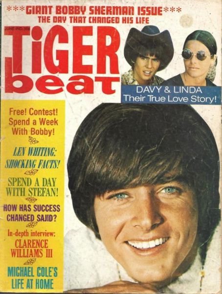 Bobby Sherman Tiger Beat Magazine June 1969 Cover Photo United States