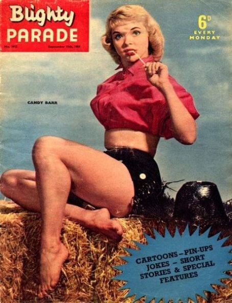 Candy Barr Parade And Blighty Magazine 19 September 1959 Cover Photo United Kingdom 5067