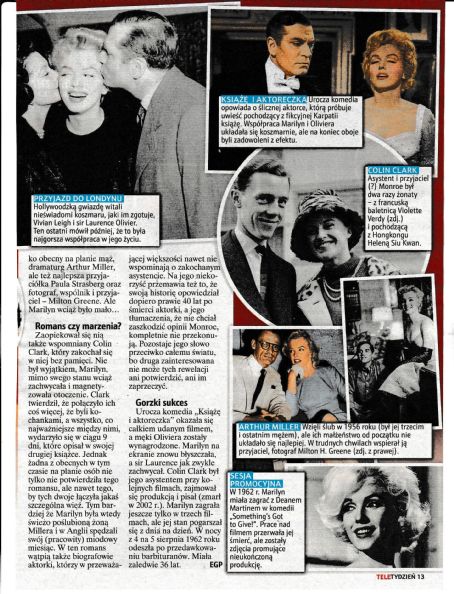 Marilyn Monroe - Tele Tydzień Magazine Pictorial [Poland] (31 January 2025)