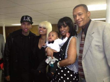 Blac Chyna and Tyga Attend Her Grandmother's Funeral in DC - April 2, 2013