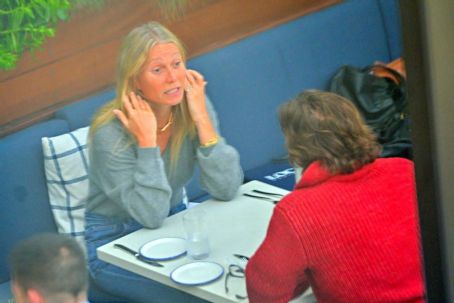Gwyneth Paltrow – Seen make-up free on a date night with her husband Brad Falchuk in Montecito