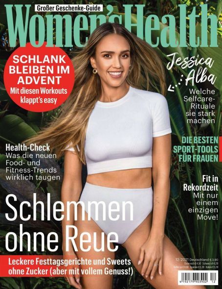 Jessica Alba - Women's Health Magazine Cover [Germany] (November 2021)