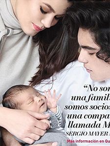 Sergio Mayer Mori Poses With Daughter and Baby Mama on Quien Cover