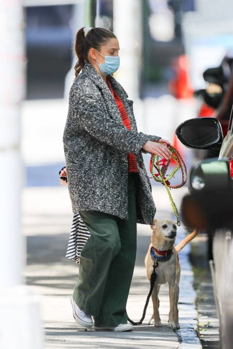 Drew Barrymore – Seen with her dog while out and about in New York