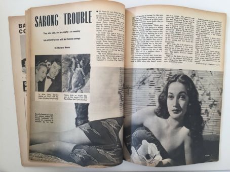 Dorothy Lamour - Movies Magazine Pictorial [United States] (January ...