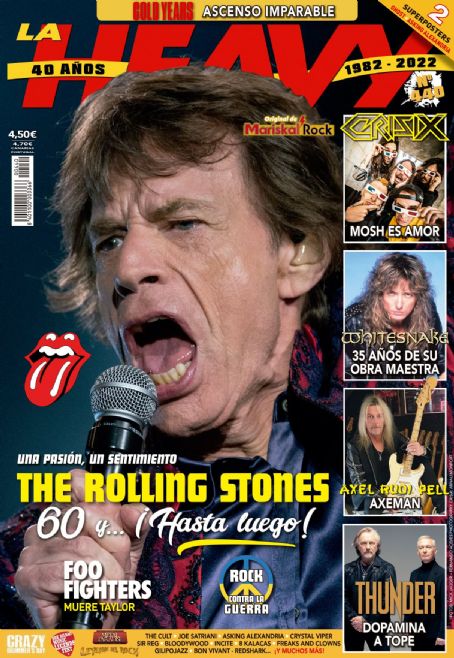 Mick Jagger - La Heavy Magazine Cover [Spain] (April 2022)
