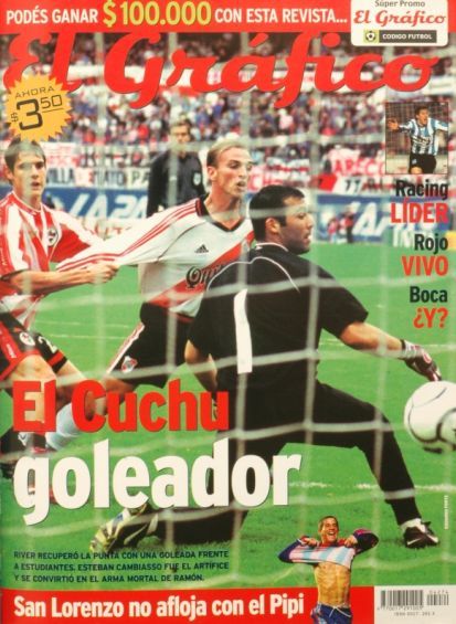 Esteban Cambiasso - El Grafico Magazine Cover [Argentina] (4 September 2001)