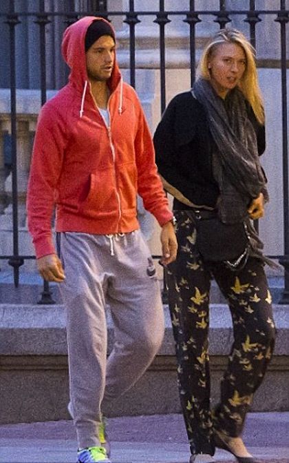 Grigor Dimitrov and Maria Sharapova in Madrid