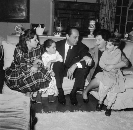 Family Picture - Garland had three children - Liza Minnelli with director VINCENTE MINNELLI, and Lorna and Joe Luft with producer SID LUFT