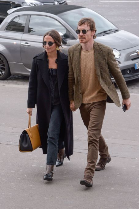 Alicia Vikander and Michael Fassbender at Girafe Restaurant in Paris 03