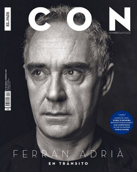 Ferran Adrià, ICON Magazine February 2015 Cover Photo - Spain