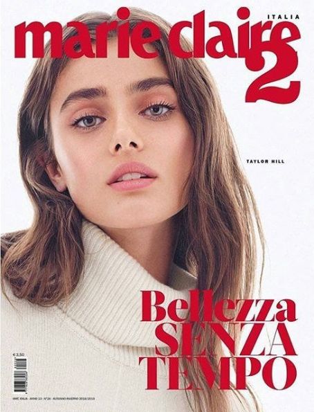 Taylor Hill, Marie Claire Magazine December 2018 Cover Photo - Italy