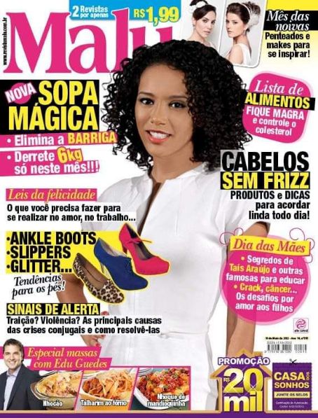 Taís Araújo - Malu Magazine Cover [Brazil] (17 May 2012)