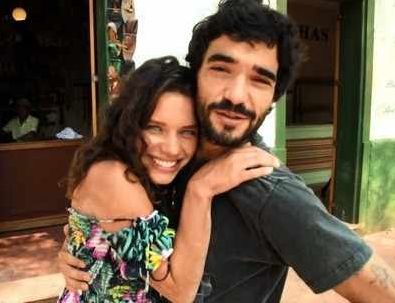 Caio Blat and Bruna Linzmeyer