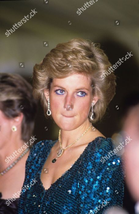 Princess Diana attends to Gala Ball at Osterley House, Britain - May ...