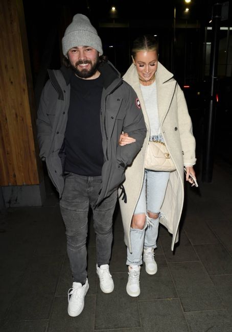 Olivia Attwood – leaving The Ivy Restaurant in Manchester