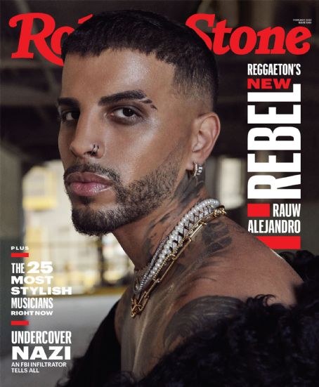 Rauw Alejandro, Rolling Stone Magazine February 2022 Cover Photo ...