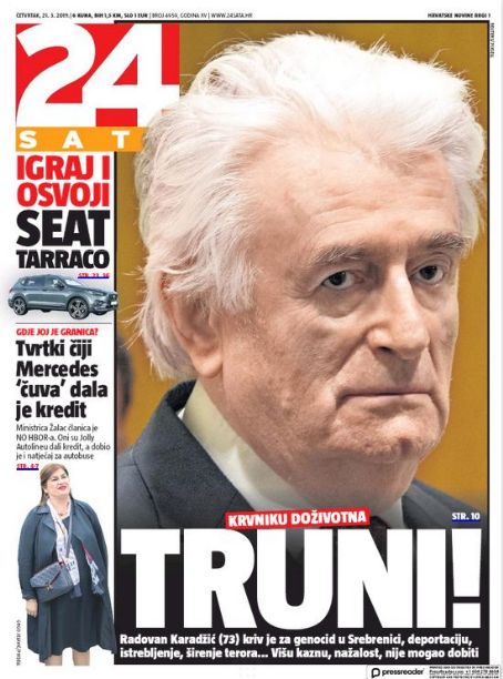 Radovan Karadzic Photos News And Videos Trivia And Quotes Famousfix