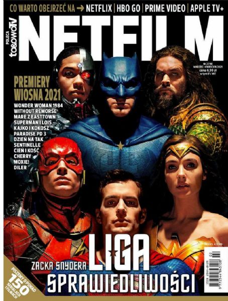 Ben Affleck, Gal Gadot, Henry Cavill, Jason Mamoa - Netfilm Magazine Cover [Poland] (March 2021)