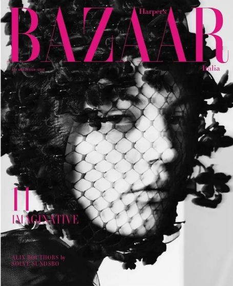 Alix Bouthors, Harper's Bazaar Magazine April 2024 Cover Photo - Italy