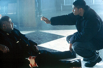Forest Whitaker and Usher Raymond in Light It Up - 11/99