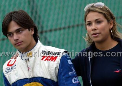 Nelson Piquet Jr and Bia Anthony
