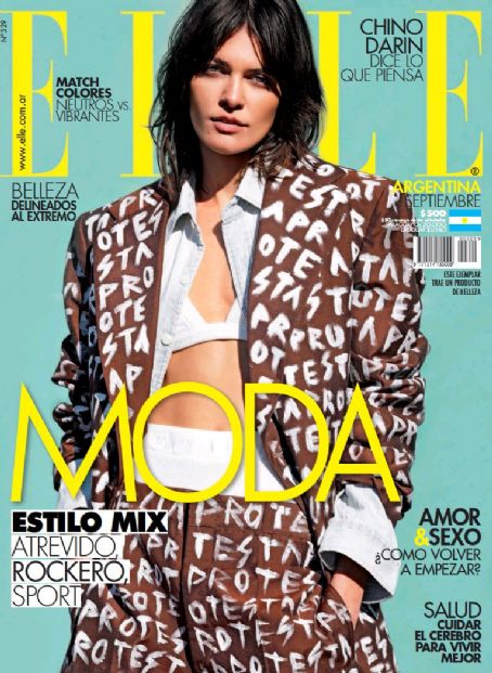 Melissa Stasiuk, Elle Magazine September 2021 Cover Photo - Argentina