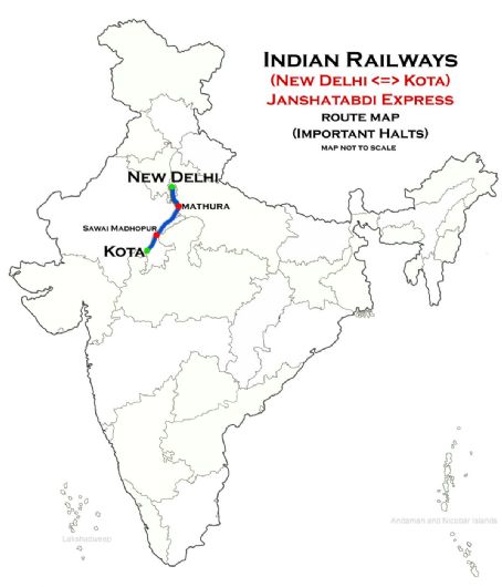Kota Hazrat Nizamuddin Jan Shatabdi Express