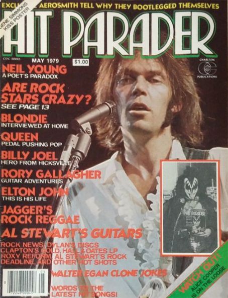 Neil Young, Hit Parader Magazine May 1979 Cover Photo - United States