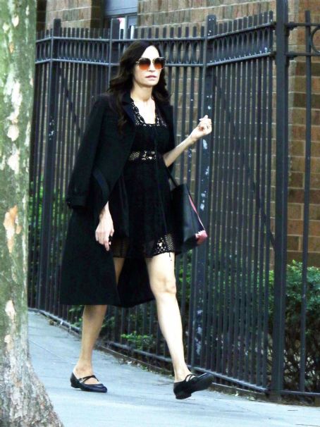 Famke Janssen – Dons all-black ensemble while out in New York