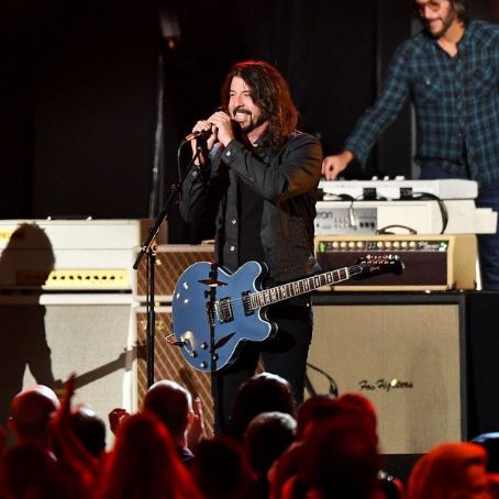 Dave Grohl of Foo Fighters performs onstage during MusiCares Person of ...