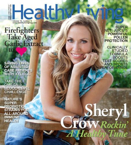 Sheryl Crow Healthy Living Magazine June 2011 Cover Photo United States 