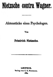Nietzsche contra Wagner
